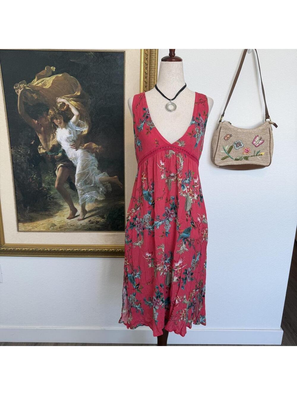 Johnny Was Malakye Sleeveless Flowy Coverup Dress